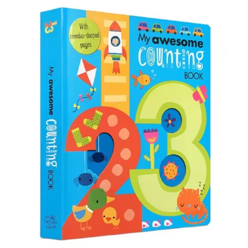 Kids Education Number - Mein fantastisches Zählbuch – englische Pappbücher