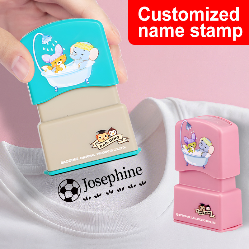 Kids Education Name - Personalisierter Namensstempel für Kinder – individuelle