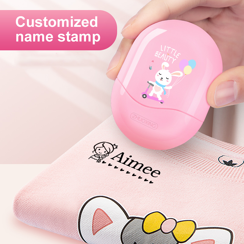 Kids Education Name - Personalisiertes Namensstempel-Set – individuell gestaltbarer, wasserfester