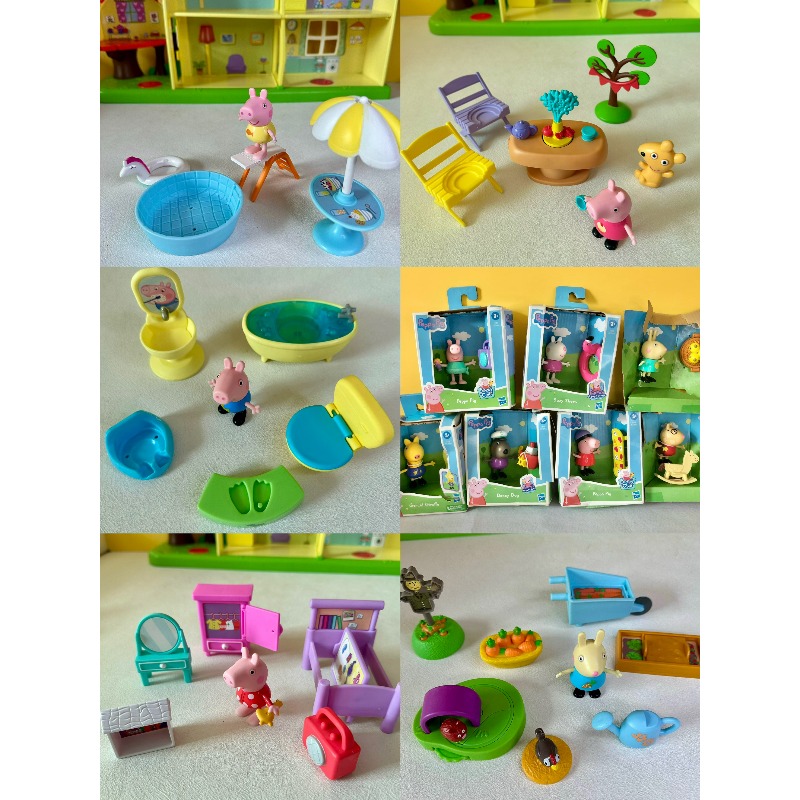 Kids First Education - Hasbro Peppa Pig Family Set, Rollenspielspielzeug