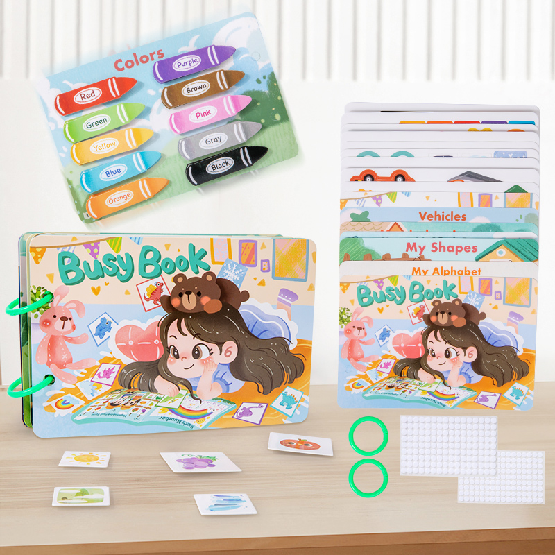 Kids First Education - Montessori Kinder Beschäftigungsbuch „Mein erstes ruhiges