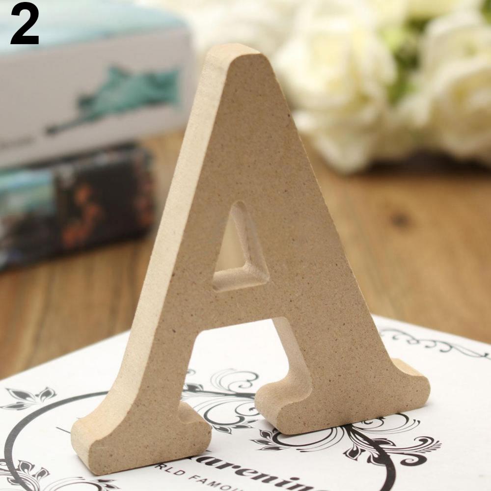 Kids Education Name - 10 cm freistehende A-Z-Holzbuchstaben, Alphabet, hängender