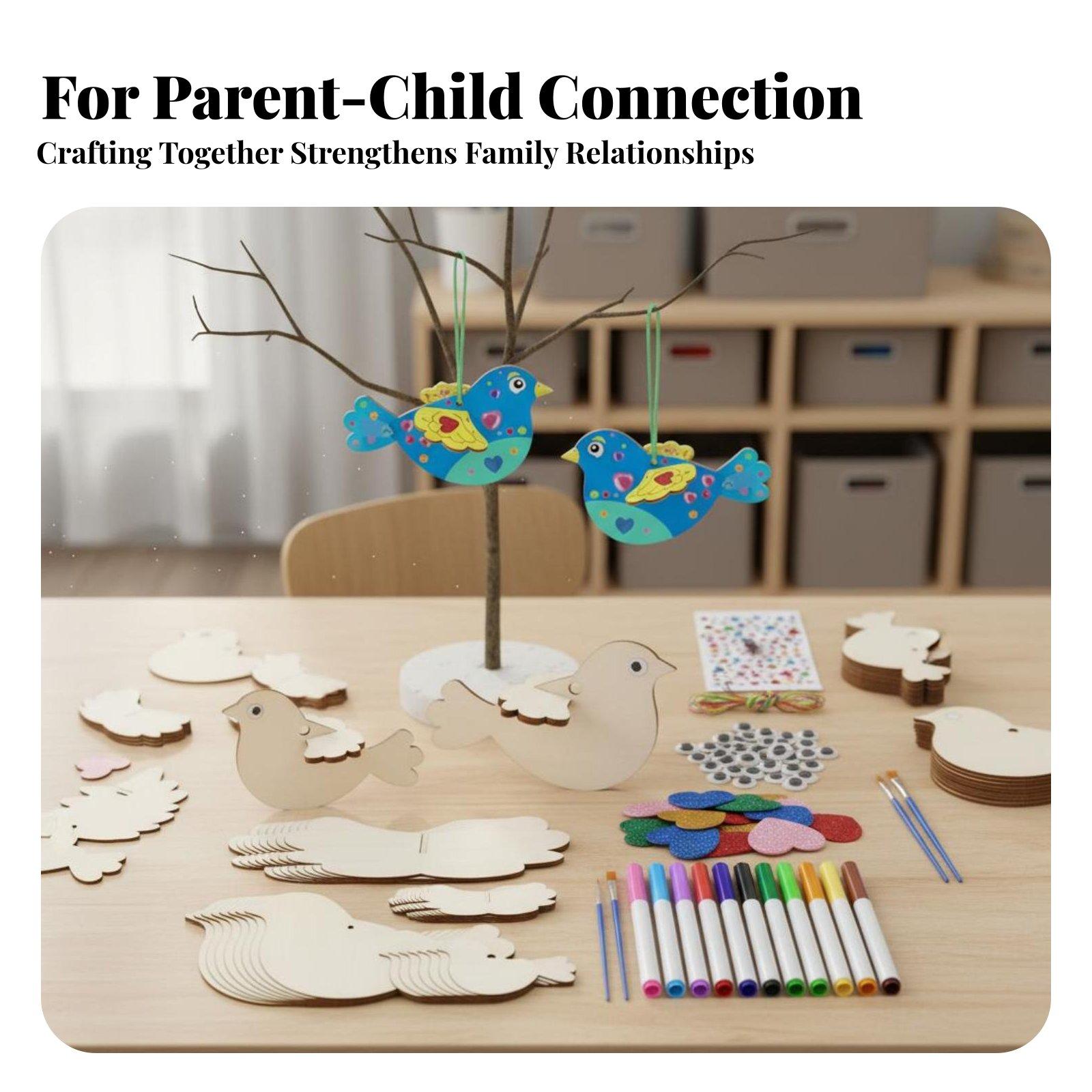 DIY Holz-Vogel-Ornament Bastel – Kids Education Activities Bewertung und Preis