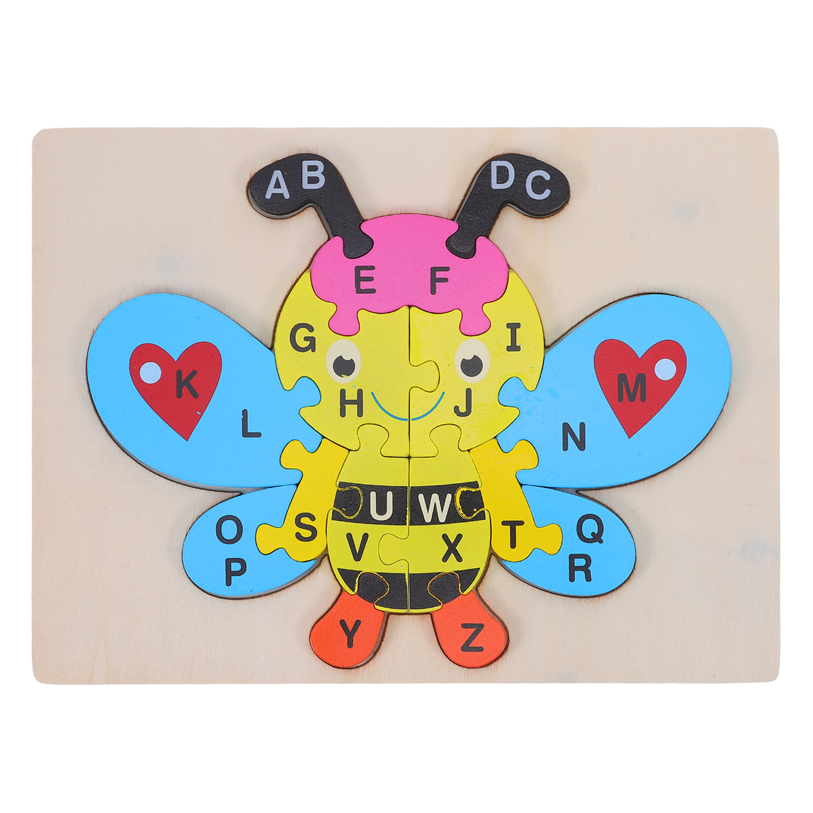1 Set Holz-Alphabet-Puzzle in  – Abc Kids Early Education Bewertung und Preis