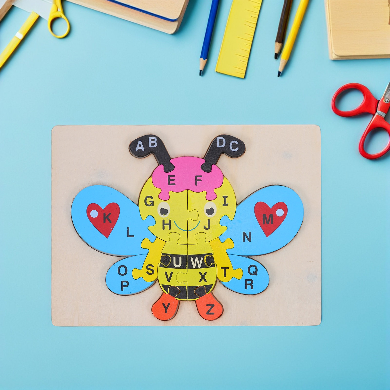 1 Set Holz-Alphabet-Puzzle in  – Abc Kids Early Education Bewertung und Preis