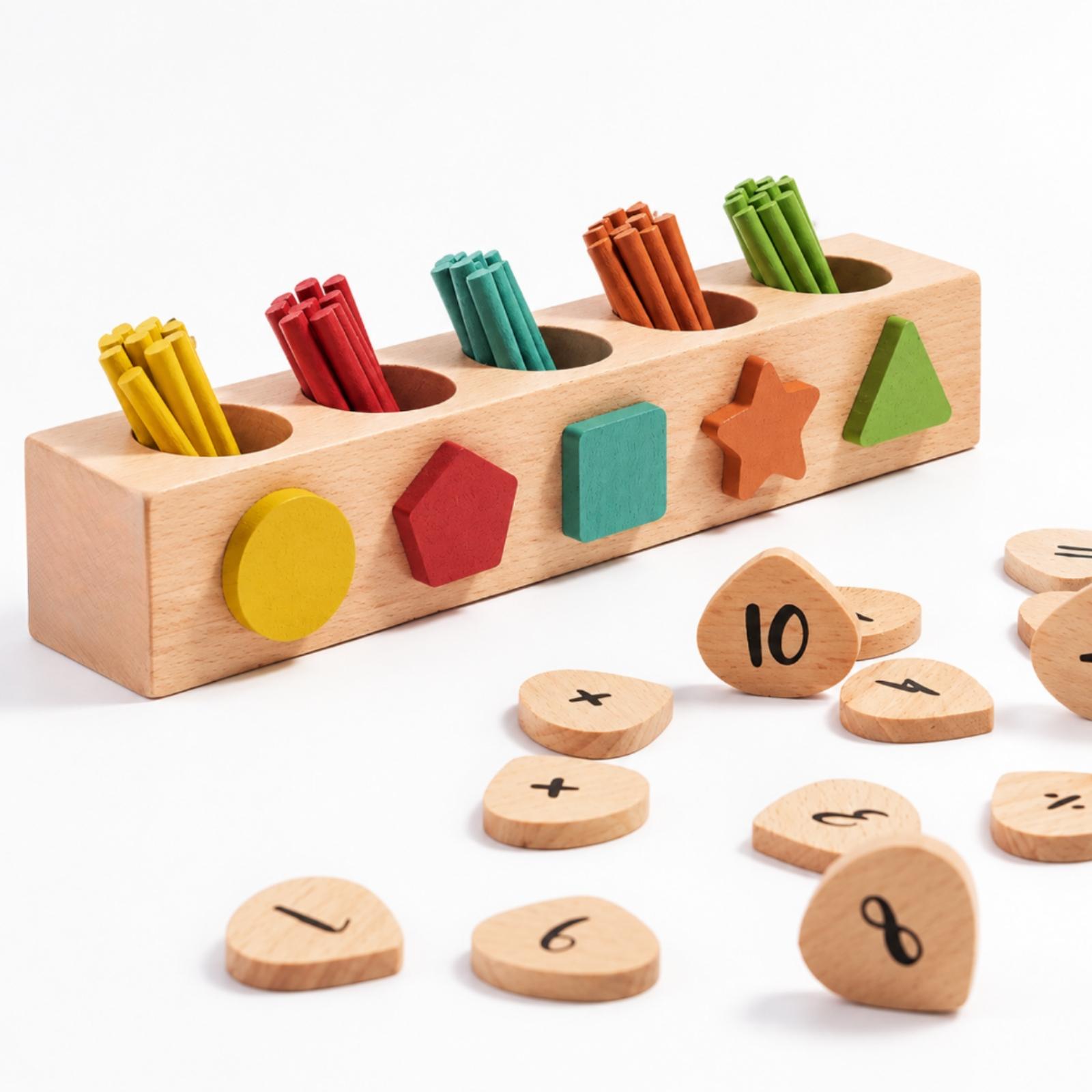 Holz-Lernspielzeug für Kinder, – Kids Education Number Bewertung und Preis