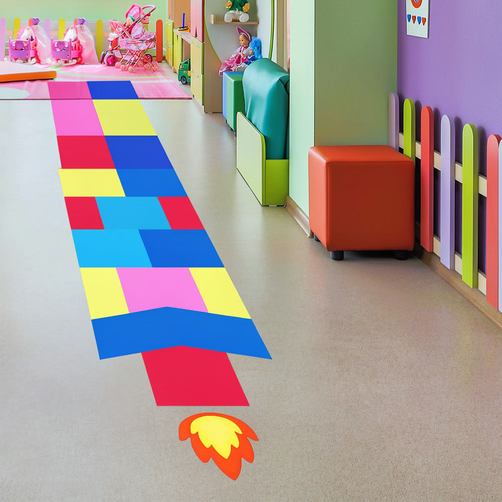 Pädagogischer Raketen-Hopscotc – Kids Education Number Bewertung und Preis